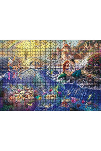 Cakapuzzle Cakasepetim Disney Denizkızı ve Arkadaşları 1000 Parça Puzzle Yapboz Mdf (Ahşap)
