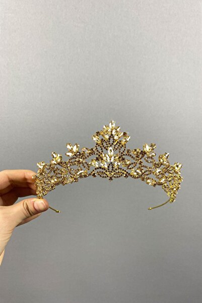 Fiyonks Atölye تاج العروس الفاخر من أوبوس، حناء فاخرة، تاج الزفاف