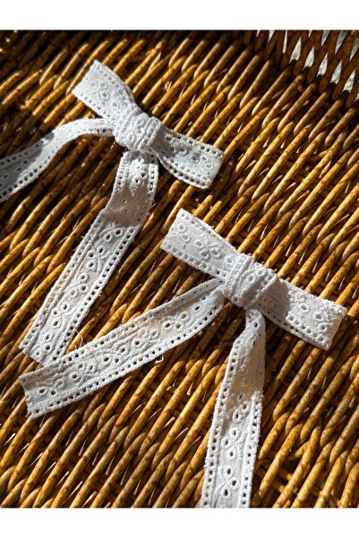 SOFT İkili kız çocuk fisto toka beyaz