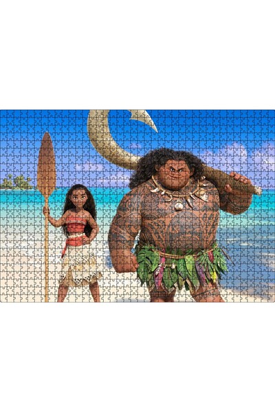 Cakapuzzle Cakasepetim Moana Animasyon Filmi Deniz 1000 Parça Puzzle Yapboz M...