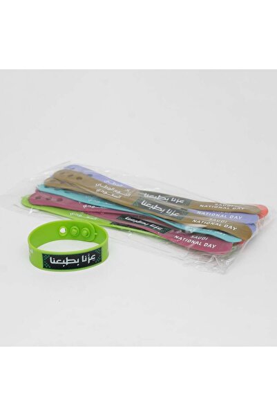 Generic أساور اليوم الوطني السعودي – تصاميم متنوعة ( 12 حبة )