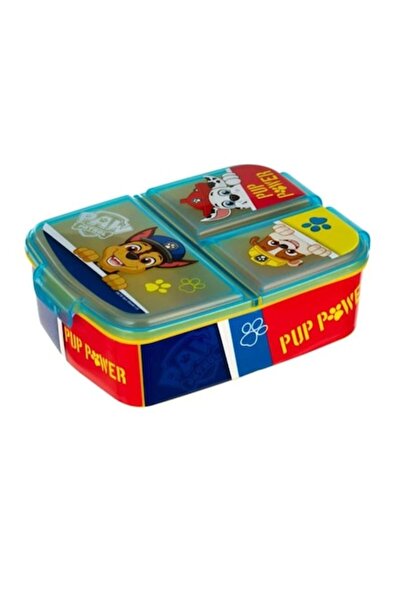OEM Caserola cu 3 Compartimente din Plastic Colorat Paw Patrol pentru Copii - 790ml