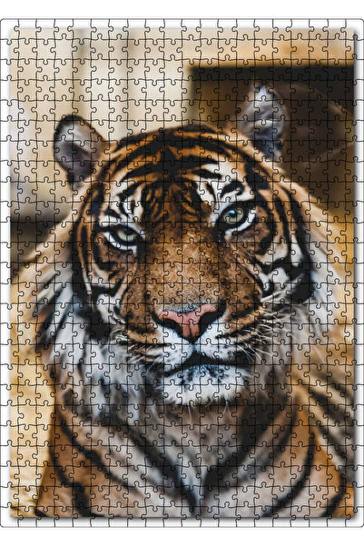 Cakapuzzle Cakasepetim Yorgun Kaplan Yakın Çekim 500 Parça Puzzle Yapboz Mdf ...