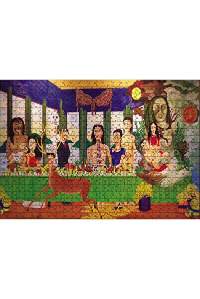 Cakapuzzle Cakasepetim Frida Kahlo Son Akşam Yemeği 500 Parça Puzzle Yapboz M...
