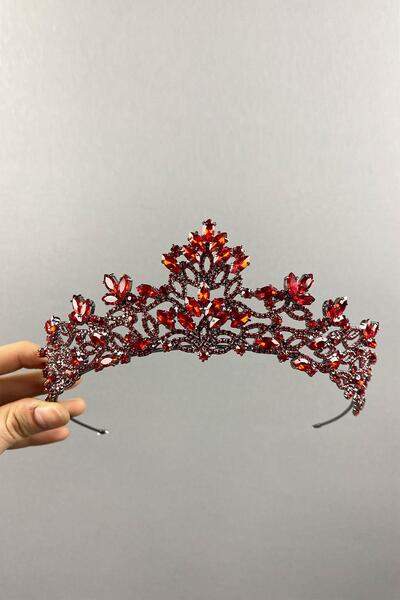 Fiyonks Atölye Opus Premium Bridal Tiara, Luxury Henna, Wedding Tiara