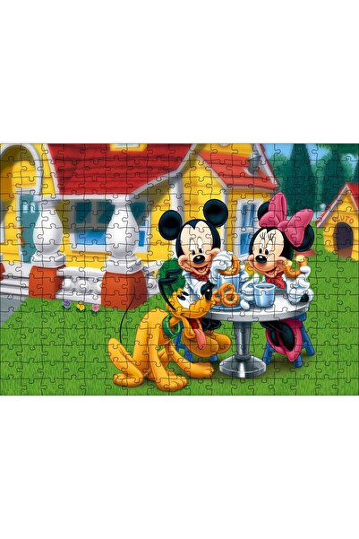 Cakapuzzle Cakasepetim Disney Mickey Mouse Minnie Mouse ve Pluto 255 Parça Pu...