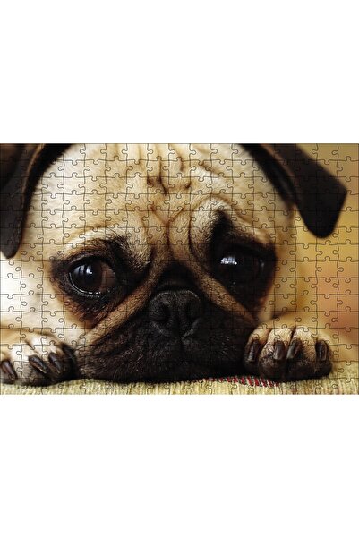 Cakapuzzle Cakasepetim Pug Dog 255 Piece Puzzle Jigsaw Mdf (Wood)