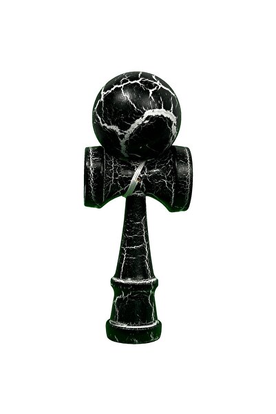 Bibilel Jucărie Kendama Profesională, Design Crapat, Lemn – 18 cm, Joc Interactiv de Îndemânare pentru Copii