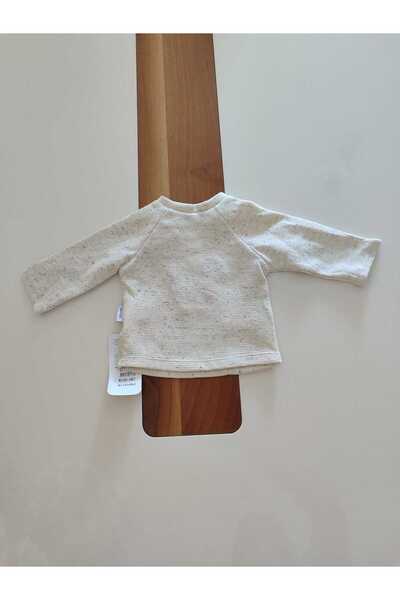 Asel Rabbit Ear Printed Pocketed Shoulder Snap Fastener Bottom and Top Seasonal Baby Boy Set