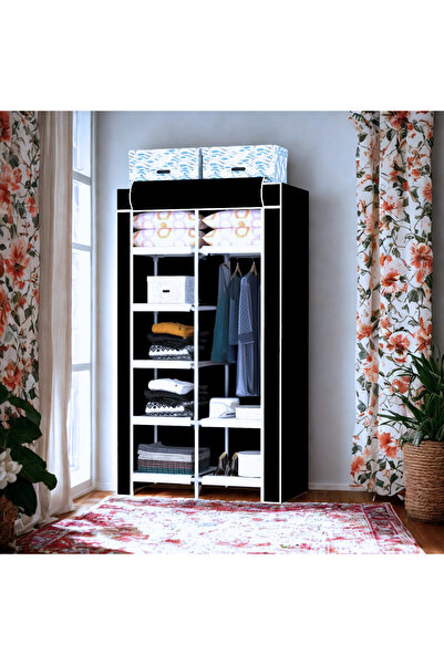 NiHaLCo Plastik Profil, Bez Raflı, Mini Bez Dolap, Gardırop