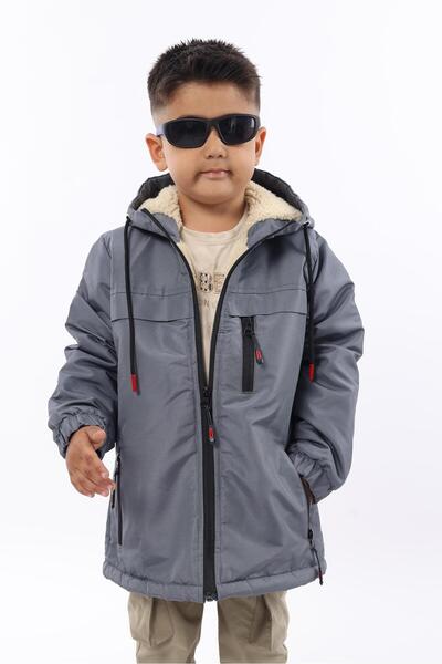 ABİLLİTA Children's Water and Windproof Fur Jacket