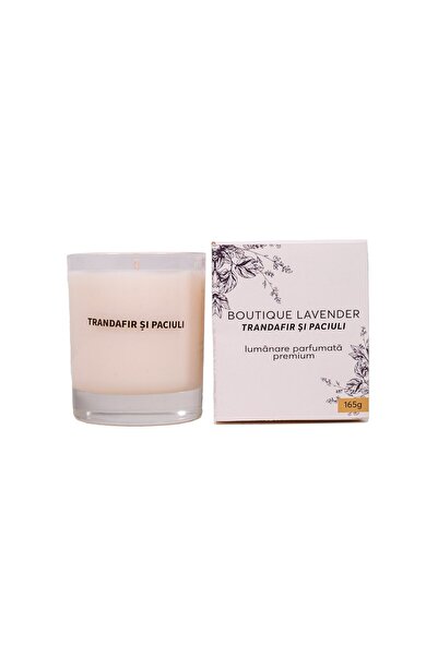 Boutique Lavender Lumânare cu trandafir și paciuli 165g
