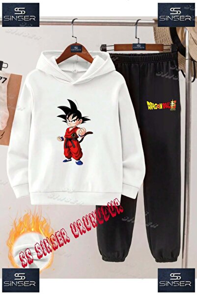 SS SİNSER Children's Unisex Hooded Sweatshirt and Sweatpants Set with the Pri...