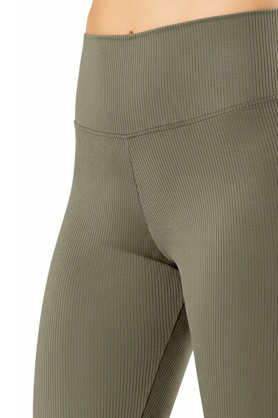 Soweto Women's High Waist Recovery Leggings, Diver Ribbed