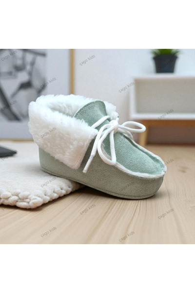 Çago kids My First Choice Is Suede Winter Shoes, with Fur Lining Inside, Keeping Feet Warm, Easy to Wear and Comfortable.