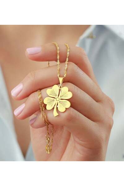 hediyesahibi 4 Yapraklı Yonca Kolye