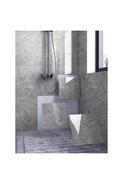 ForWhat Büro Ev Ofis Yazlık Dekoru için 30x30CM Gri Mermer Desen Duvar Sticker