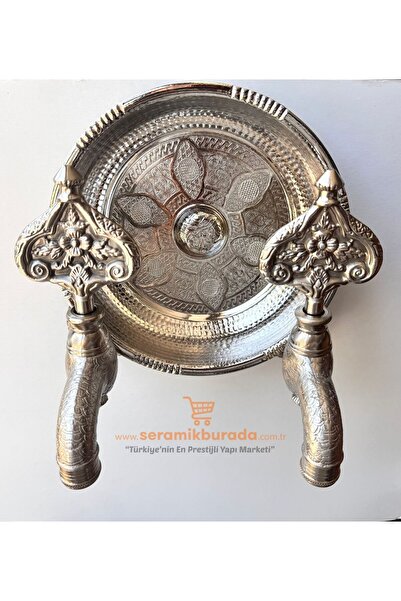 seramikburada Sb Hamam Double Patterned Special Ottoman Faucet with Bag Satin