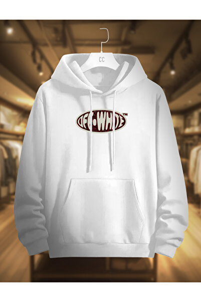 CC STORE Hanorac gros de iarnă |   Imprimat cu piatră albă-maro