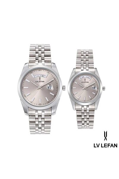 LV LEFAN LV LEFAN Men's and Women's Watch Set