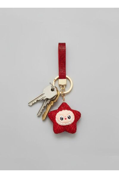 Emsay Store Labubu Stone Bag Charm- Bag Accessory-Labubu Keychain
