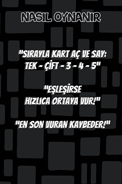 Zodiac Store Tek Çift 3 4 5 – Eğlenceli Refleks ve Parti Oyunu (Arkadaş & Aile için)