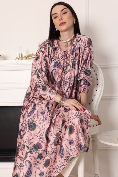 MEEMSEEN INDEPENDENT Elegant Pink Silk Kurta