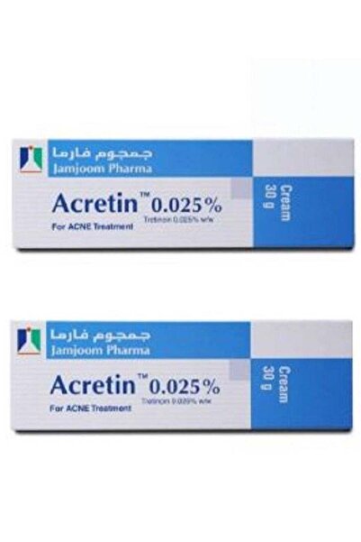 ACRETIN Pack of 2 Cream 0.025% 30g