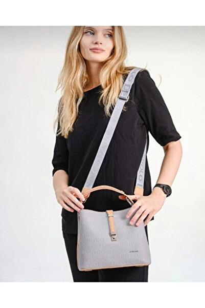 Just Polo Women's Embossed Adjustable Strap Stylish Hand and Shoulder Bag Shoulder Bag Size: 20 X 22 cm