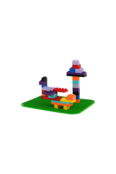 MATMEL 2 Pcs Bi-Blocks Creative Blocks with 59 Pieces of Vehicles with Basket
