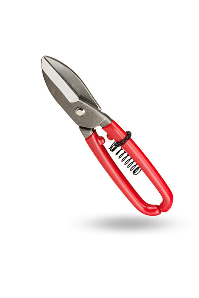 ForWhat 25cm Pvc Coated Handle Spring Loaded Tin Snips for Office Household T...