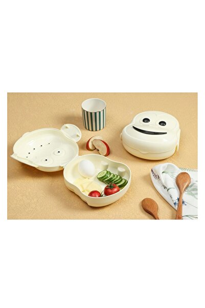 Porland Conforte Ivory Monkey 2-Pack Lunch Box 1200 ml