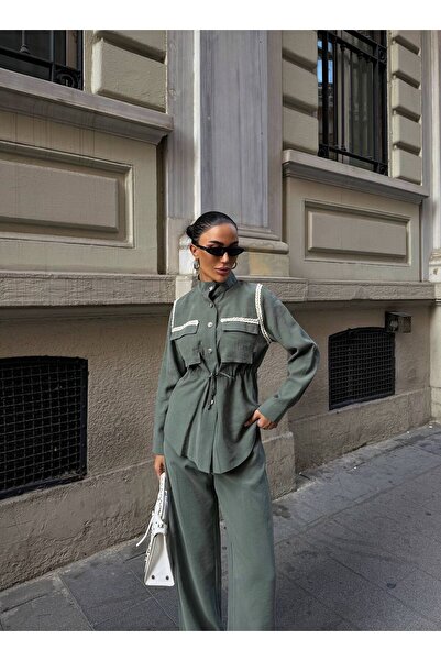 Lady Pixie Beli Tie Detail Two-Piece Set