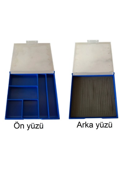 RİVER Çok Amaçlı Çift Taraflı LRF Kutusu Mavi 15x15x4cm