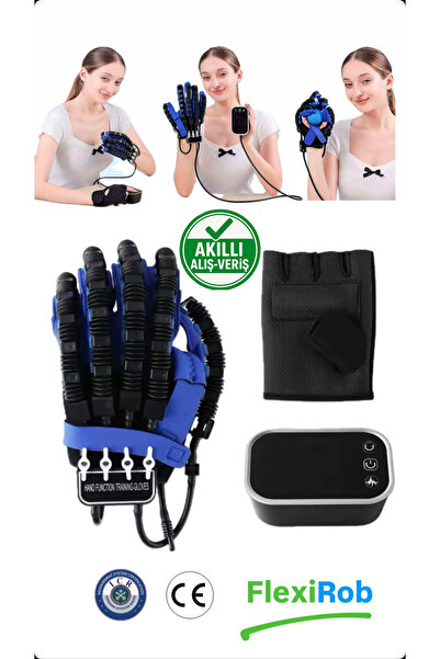 Store Sağ - XL Beden - El Rehabilitasyon Robotu - Parmak Egzersiz | Fizik Tedavi Destekli Akıllı Eldiven