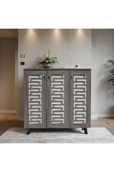 Tasamem Dafia 3-door Malaysian shoe cabinet