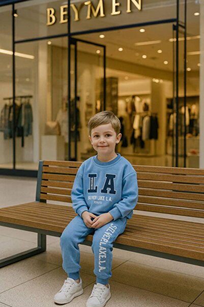 mandalinsbaby LA BASKILI ERKEK ÇOCUK EŞOFMAN TAKIMI