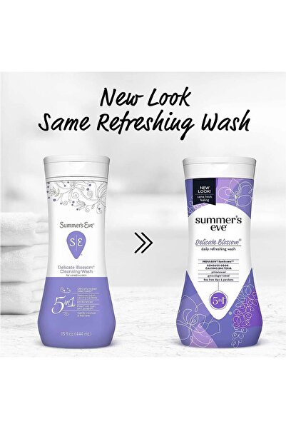 TOPONEE Summers Eve Sensitive Area Wash with Balsam with Floral Scent 444ml