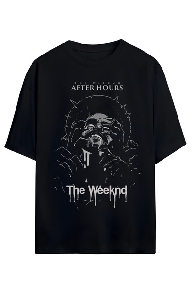 SVART WEAR Designat pentru fanii The Weeknd! Tricou unisex și 100% bumbac The Weeknd Design