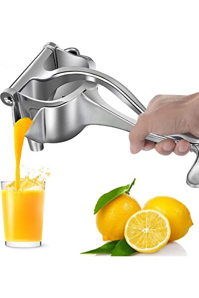 elsmor Metal Meyve Sıkacağı Paslanmaz Manuel Kaymaz Saplı Narenciye Portakal ...