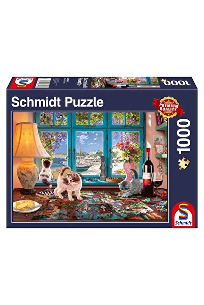 Schmidt Puzzle - Puzzlers Desk, 1000 piese
