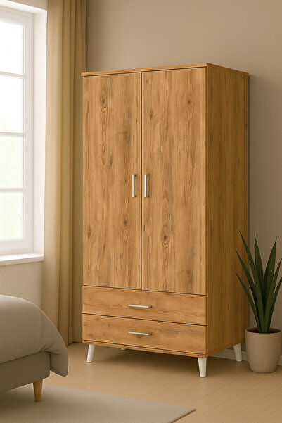 Gökberk GB-6800S 2 KAPAKLI 2 ÇEKMECELİ GARDIROP