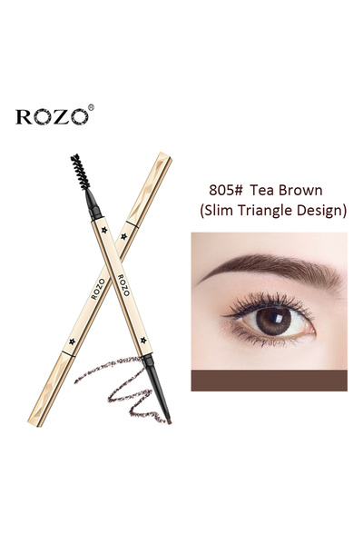 Ro&Zo Eyebrow Pencil with Spiral Brush, Micro-Fine Tip Waterproof Brow Pencil...