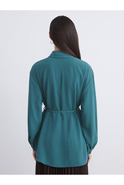 LC Waikiki New Season Textured Oversize Women's Shirt Tunic