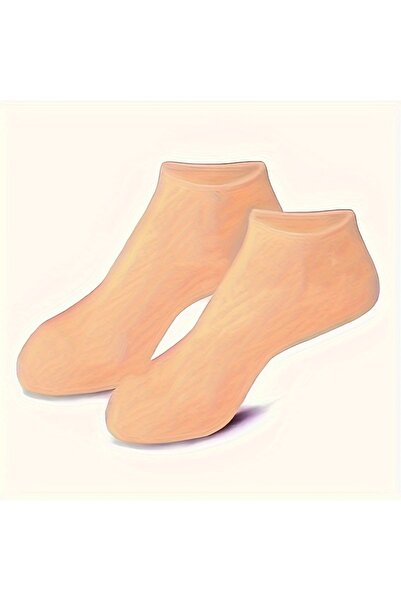 Choice1 2 قطعة - جوارب جل السيليكون المرطبة للأقدام الجافة والمتشققة - عبوة م...