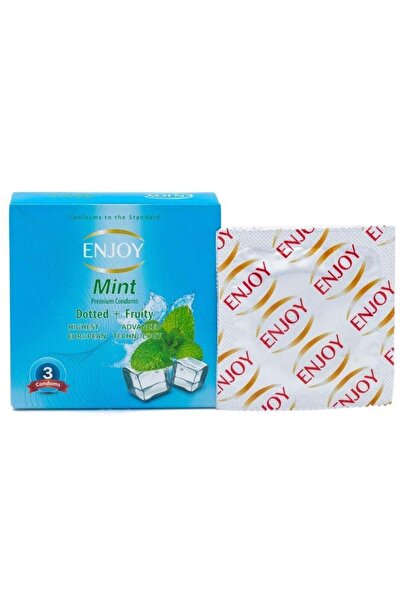 Enjoy Premium Mint Flavored Condoms - 3 Pack