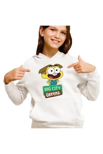 OEM Hanorac Copii Fete Familia Green Cricket Big City Greens