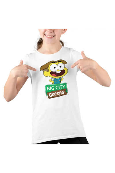 OEM Tricou Copii Fete Familia Green Cricket Big City Greens