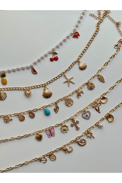 YOUES JEWELRY 316L Çelik Charmlı Kolye