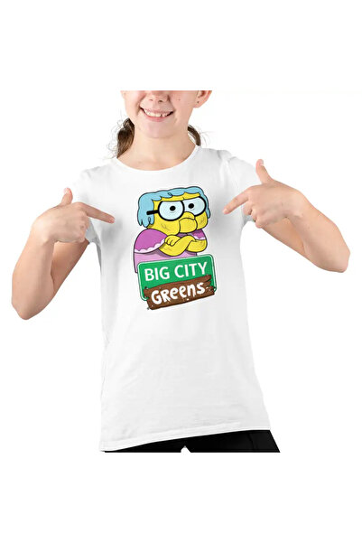 OEM Tricou Copii Fete Bunica Familia Green la Oras Big City